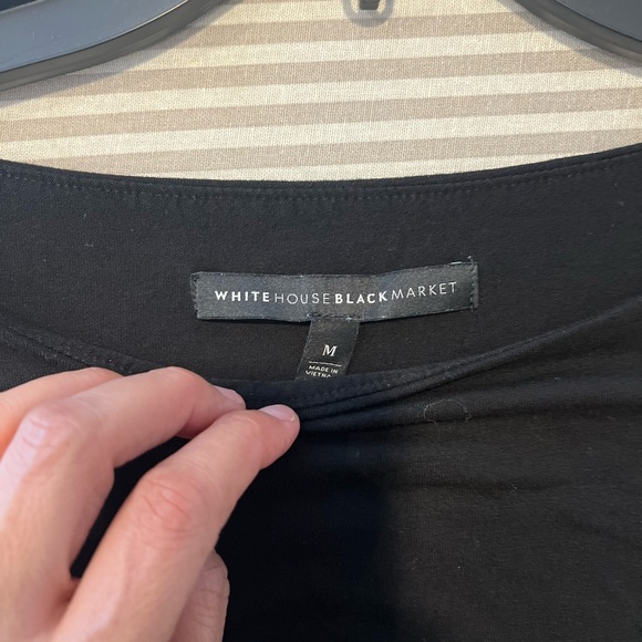 Black Ruffle Sleeve Top - Picture 2 of 3